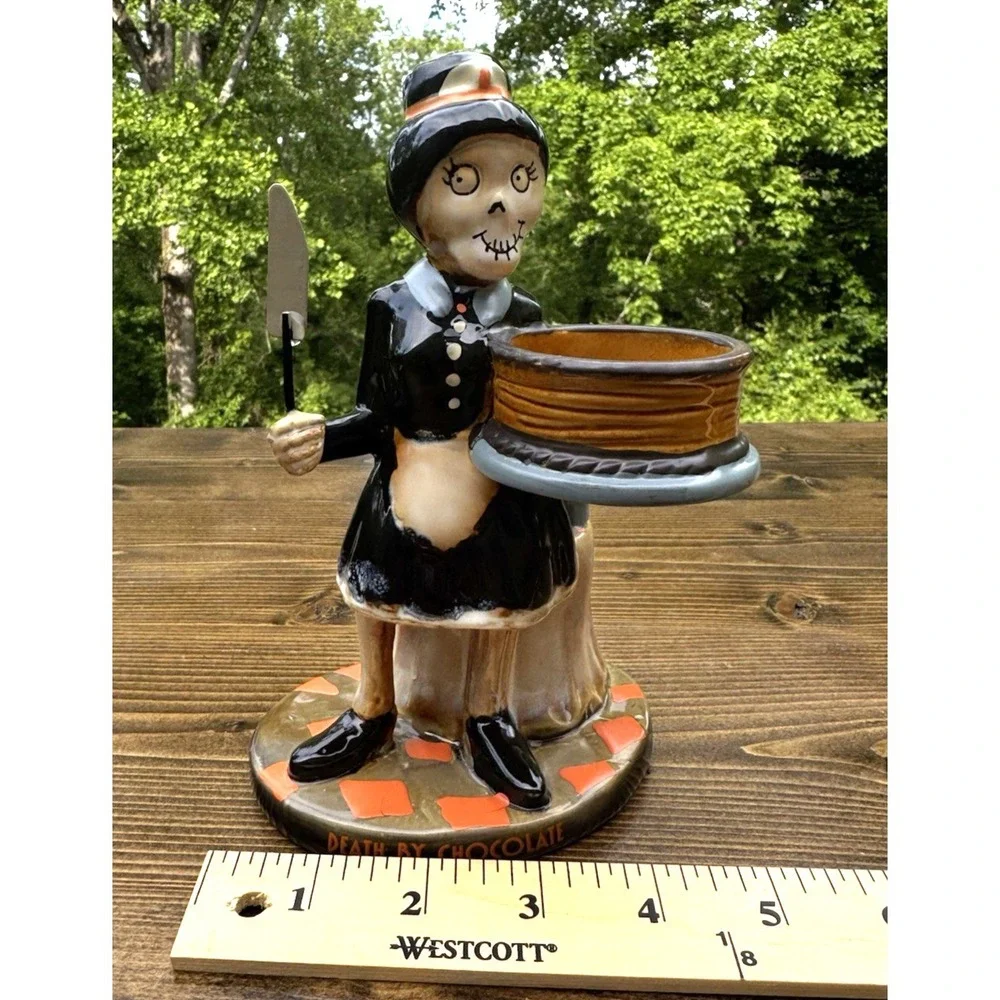 Yankee Candle Boney Bunch Death By Chocolate 2017 Tealight Holder‎ Halloween
